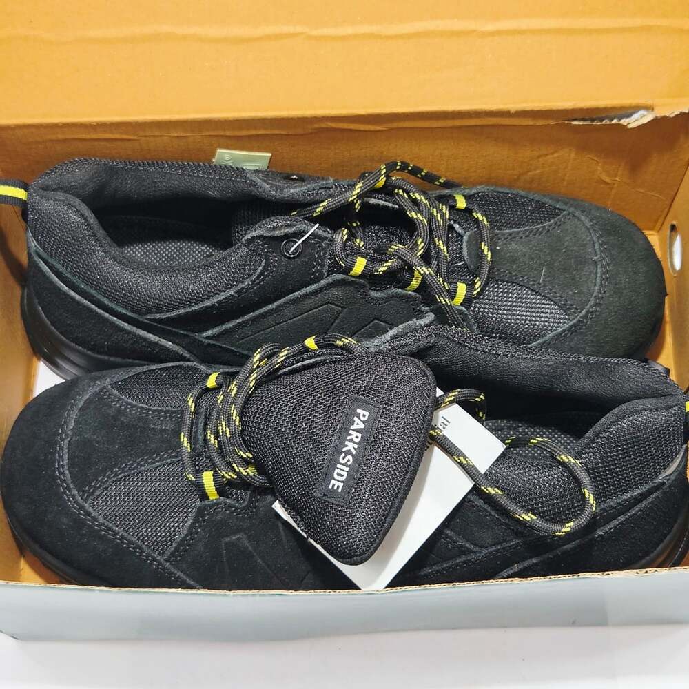 Parkside S3 Leather Safety Shoes Black Size 9.5